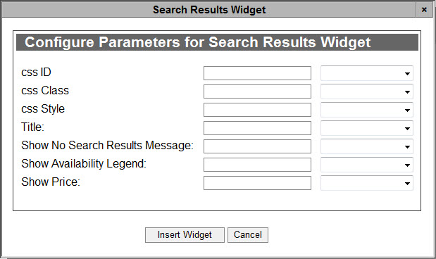 Configure Parameters for Search Web Widget_Dialog Box-6.8