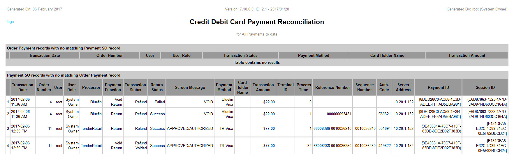 Credit Card Payment Reconciliation-7.18