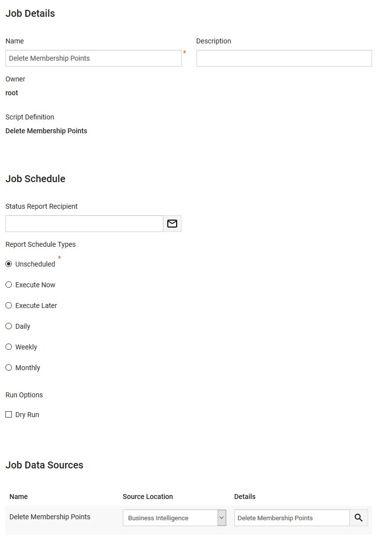 Delete Membership Points_Schedule-7.28